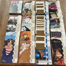 Disney Treasures 2003-04 Upper Deck Trading Card Lot of 117. Heroes & Villains. picture