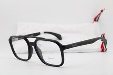 NEW MONCLER ME 3002 5006 MATTE BLACK AUTHENTIC EYEGLASSES 54-19 picture
