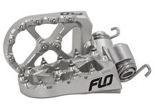 Flo Motorsports LOW-793S Pro Series Footpegs - Silver picture