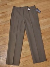 David Taylor Flexslax Vintage 1990's Men's Gray Polyester Dress Pants Size 34/29 picture