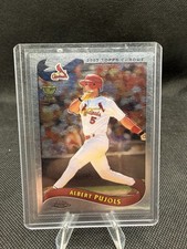2002 Topps Chrome Albert Pujols #160 Rookie Cup Cardinals 2nd Year Raw picture