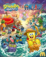 McDonalds SpongeBob x One Piece 2026 Happy Meal Toys #1-15 Pick One or Set picture