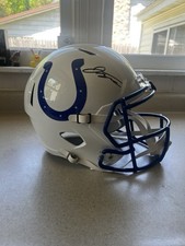 Jonathan Taylor Signed Colts Full Size Replica Helmet Beckett Witness BAS picture