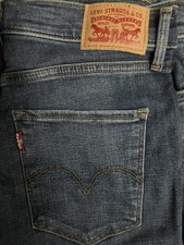 Levi's 311 Shaping Women’s Skinny Jeans Dark Blue Stretch Denim (Size:28) picture