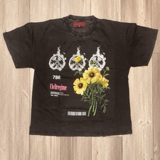 Civil Regime Darc Sport Red Tag 001-500 Tee LRG Blk Floral Vintage Wash  NWT picture