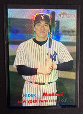 2006 Topps Heritage - #21 Hideki Matsui - Chrome Black Refractor - 20/57 Yankees picture