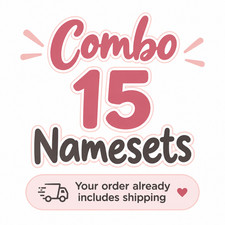 Combo 15 Namesets (includes shipping) picture