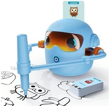JQR-02 Intelligent Robot for Children's Painting Enlightenment Teaching-Blue picture