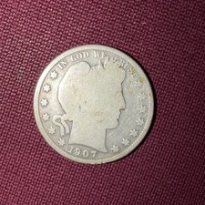 1907 50C Barber Half Dollar picture