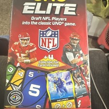 Mattel UNO Elite 2024 NFL Draft Pack Card Game Foil 17 total sets (total) READ picture