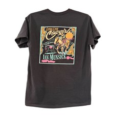 Ian Munsick Long Live Cowgirls Graphic T-Shirt Black Large Gildan Heavy Cotton picture