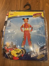 Disguise Mickey Roadster Racers CHILD Halloween Disney Junior Costume L/G 4-6 ✨ picture