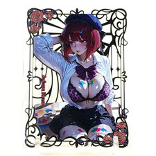 Goddess Story: Arima Kana #/100 Spicy Metal Anime Waifu Card picture