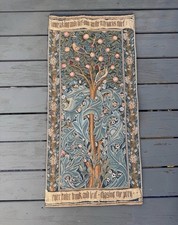 Vintage French Woodpecker Tapestry Wall Hanging Bedroom William Morris Tree picture