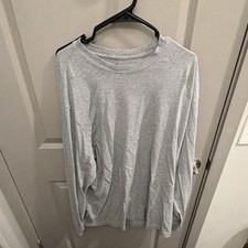Carhartt Men's Loose Fit Heavyweight Long Sleeve T-Shirt Grey, Size XL picture