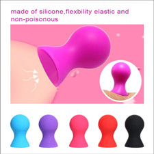 2pcs Nipple Care Suckers Pump Cups Dual Masseuse Silicone Inverted Soft Flexible picture