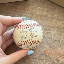 28 MLB signatures baseball from 1921-1969, extremely rare-  picture