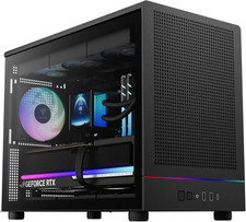 Micro‑Tower Gaming PC Case, Mesh Front Panel with RGB Strip & 3×120 Mm Prebuilt picture