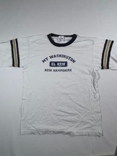 Vintage Alore Mt. Washington New Hampshire Ringer T-Shirt picture