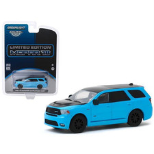1/64 Greenlight 2018 Dodge Durango SRT BLUE Mopar diciest model car picture