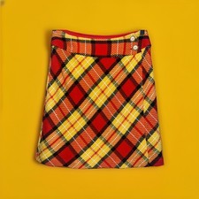 St. John Collection by Marie Gray Women (4)  Knit Plaid Wrap Skirt. picture