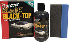 Forever Black Convertible Top Restorer Gel 8 Fl Oz Long Lasting UV Protection picture