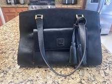 dooney and bourke black leather brand new picture