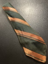 Vintage 20s 30s Arrow Depression Silk Tie Striped Mob Gatsby Gangster 47 X 3.5 picture