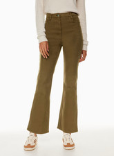 Wilfred Free Twostep Pant High-rise Flare Jeans Rustic Brown Size 4 NWOT Aritzia picture