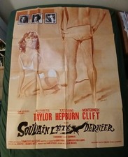 Suddenly Last Summer French Grande Movie Poster HUGE & VERY GOOD COND Folded picture