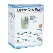 OsteoGen 10x20mm Large Bone Grafting Plug Collagen Calcium Apatite 10/Box picture