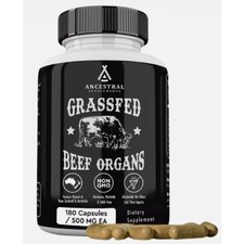 1-3 bottles - Ancestral Supplements Grass-Fed Beef Organ Supplement | Non-GMO picture