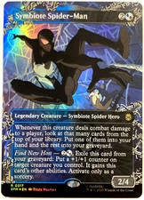 MTG Symbiote Spider-Man (Borderless Foil) Marvel's Spider-Man 217 LP - NM picture