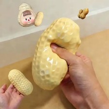 Peanut Stress Ball  Squishy Toy Soft Squeeze ASMR Sensory Stress Relief picture