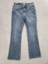 Cato Bootcut Jeans Womens 10 Blue Medium Wash Stretch Denim Mid Rise Classic picture