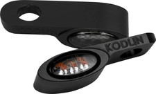 Kodlin Black Elypse Amber LED Turn Signals Universal 12V Harley & Custom picture