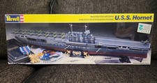 Revell U.S.S. HORNET WWII Aircraft Carrier Model Kit 5223 -1987 SEALED BOX picture