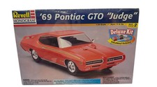 Vintage Revell Monogram 69 Pontiac GTO Judge 1:24 Orange Model Kit New Sealed picture