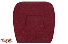 1992-1993 Ford Bronco XLT -Driver Side Bottom Cloth Seat Cover Red 50/50 picture