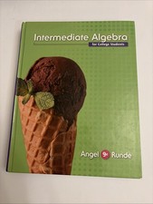 Intermediate Algebra for College Students Hardcover Allen, Runde, picture