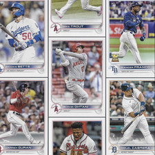 2022 Topps Series 1 Baseball Singles #166-330 You Pick Cards Complete Your Set picture