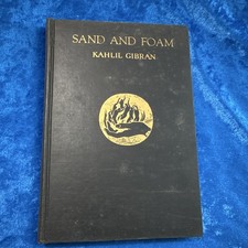 1926 Sand and Foam Kahlil Gibran FIRST EDITION Poetry Mysticism Knopf Vintage picture