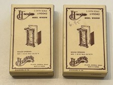 Lot of 2 Vintage Houseworks Dollhouse Model Window - 1/24th Scale - H5042 NOS picture