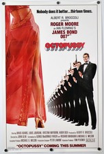 Octopussy - original movie poster - 27x41 - 1982 - ROLLED READ Bond 007 picture