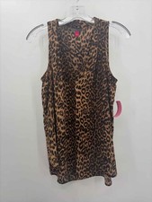Pre-Owned Vince Camuto Brown Size Small Blouse picture