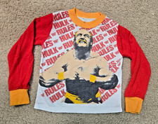 Vintage 1990 WWF Hulk Hogan Rules Pajama Top Toddler Size Titan Sports WWE RARE picture