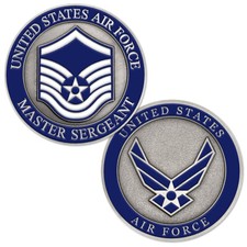 NEW USAF U.S. Air Force Master Sergeant Challenge Coin. picture