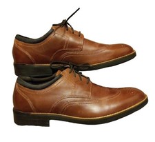 Rockport truetech leather oxford brown men's shoes size 9 picture