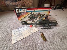 1983 GI JOE DRAGONFLY Complete with MINTY Wild Bill and BP's. With Decent BOX picture