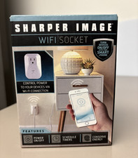 Sharper Image, Wi-Fi Socket Outlet Smart Wireless, iPhone Android, New w/ Box picture
